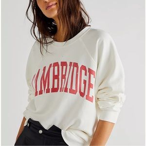 Free people classic crew sweatshirt, size XS